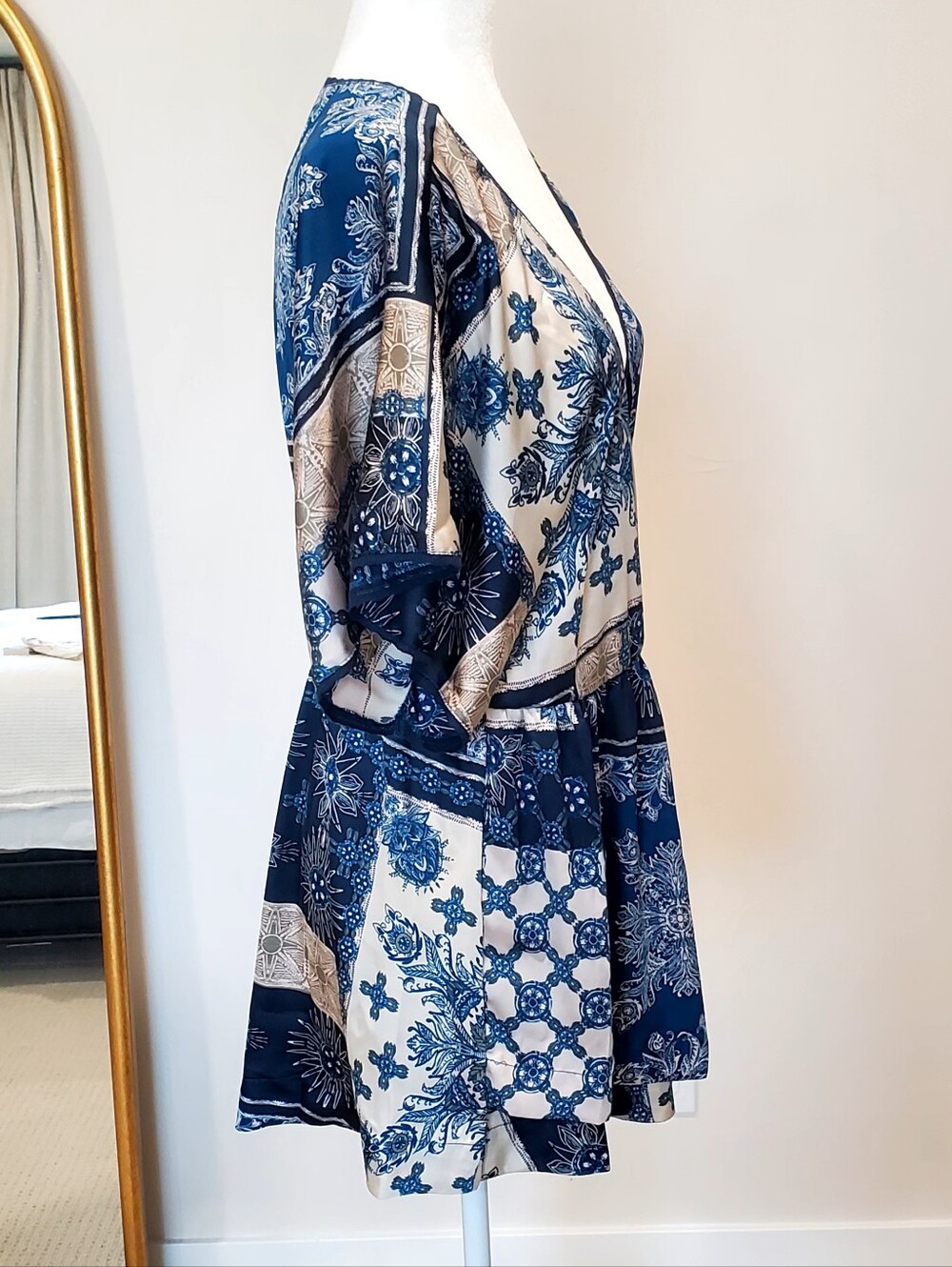 Free People Silky OASIS Loungewear Romper, Wm's Med, NWT - Picture 6 of 16